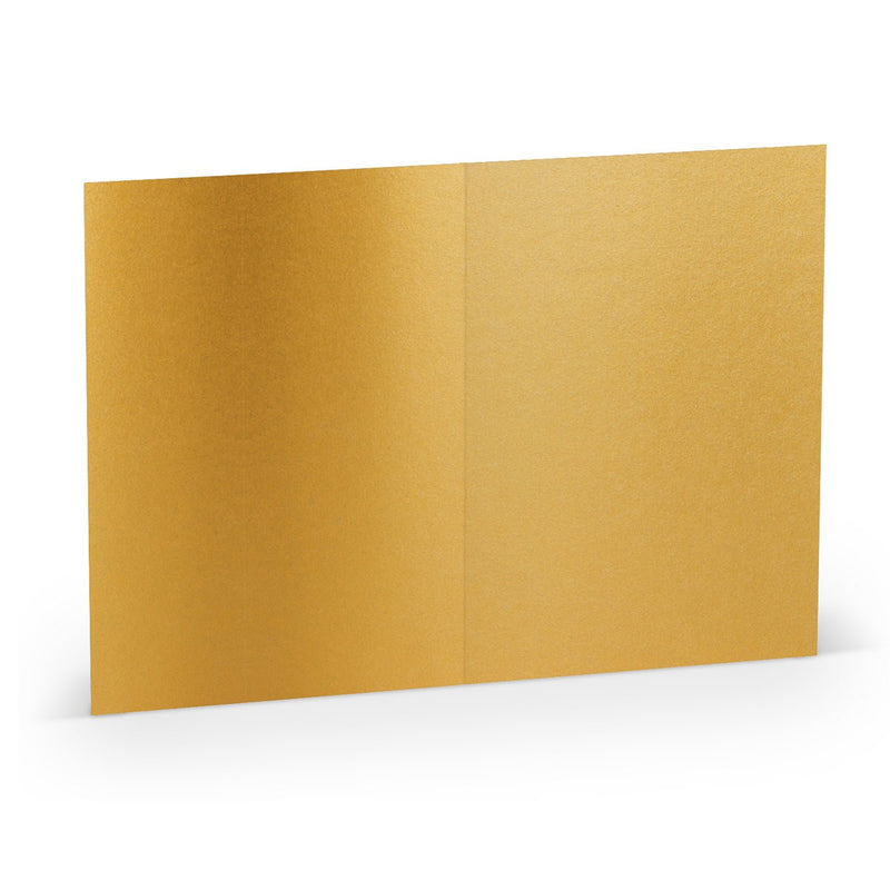 Kaarten - A6 - 5 stuks - goud