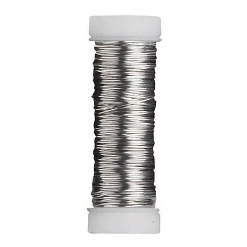 Koperen sieradendraad - Ø 0,5 mm - 20 m - zilver