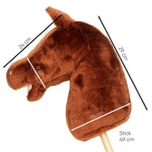 Hobby Horse - basis stokpaard - bruin