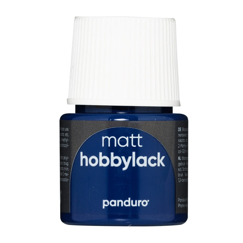Hobbylak mat - 45 ml - donkerblauw