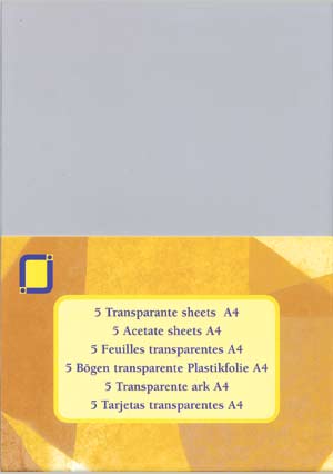 Transparante plastic vellen - 5 stuks - A4