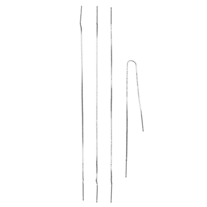 Oorbelketting - 925 zilver - 110 mm - 4 stuks