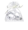 Zakjes - organza - 10 stuks - crème