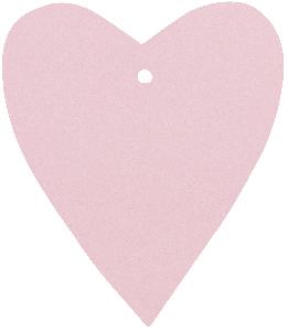 Labels hart 24 stuks- Roze