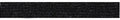 Elastisch band 18 mm/ 3 meter- Zwart