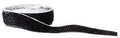 Klittenband zelfklevend 20 mm/ 1,25 meter- Zwart