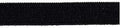 Elastisch band - 6 mm - 10 meter - zwart