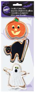 Halloween colored cookie cutter set