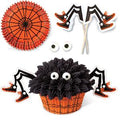 Decoratie set Spinnen cupcakes