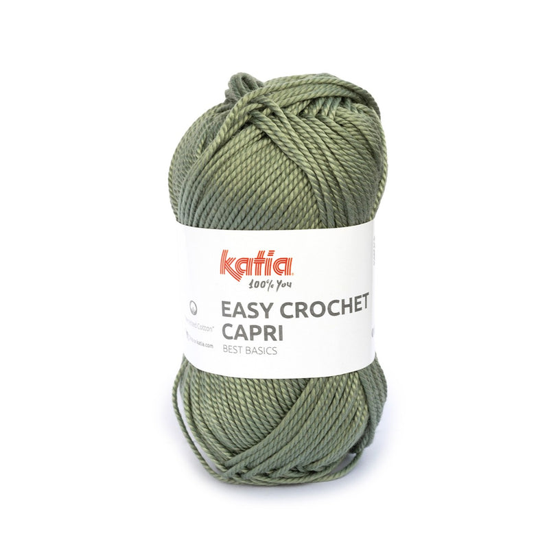 Katia Easy Crochet Capri - bleekgroen 116