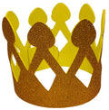 Hobbyrubber kroon - goudkleurig