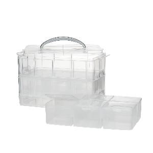 Opbergbox stapelbaar - 15x23x16 cm
