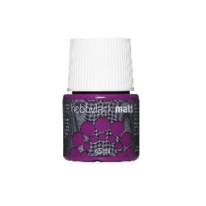 Hobbylak mat - 45 ml - paars