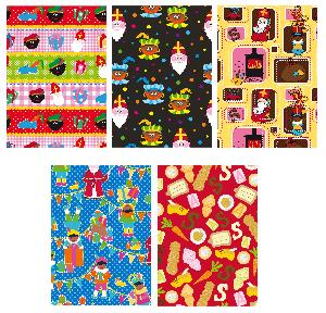 Sinterklaas inpakpapier 200x70