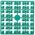 Pixelmatje XL - smaragdgroen extra donker 505