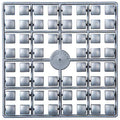 Pixelmatje XL - zilver 561