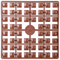 Pixelmatje XL - mahoniebruin 130