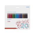 Creative Colors viltstiften - dun - 20 stuks