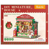 Robotime houten 3D puzzel - Christmas Candy Stand