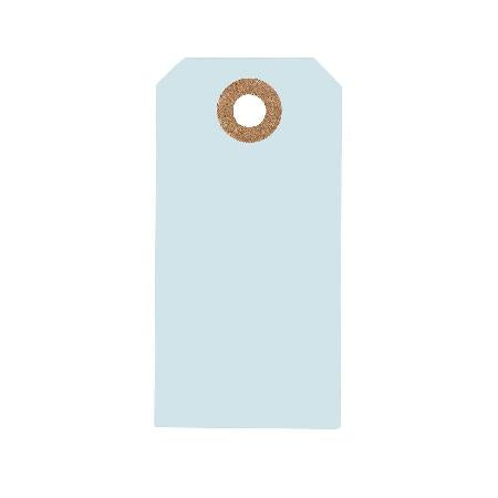 Labels 4x8 cm/20 stuks- Licht blauw