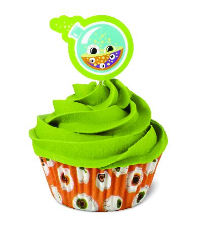 Cupcake decoratie set eyes 24st