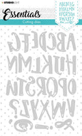cutting die alphabet mixed media - nr. 391
