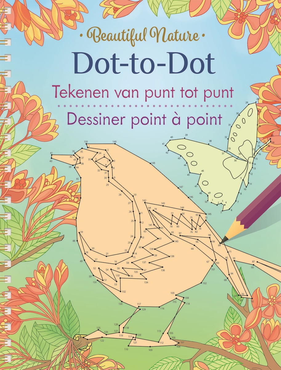 Boek - Tekenen van punt tot punt - Beautiful nature