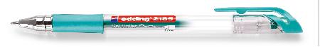 edding 2185 gel roller - groen metallic