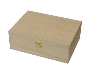 Houten theedoos - 6 vakken