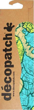 Décopatch - 30x40 cm - 3 vellen - landkaart kleurrijk