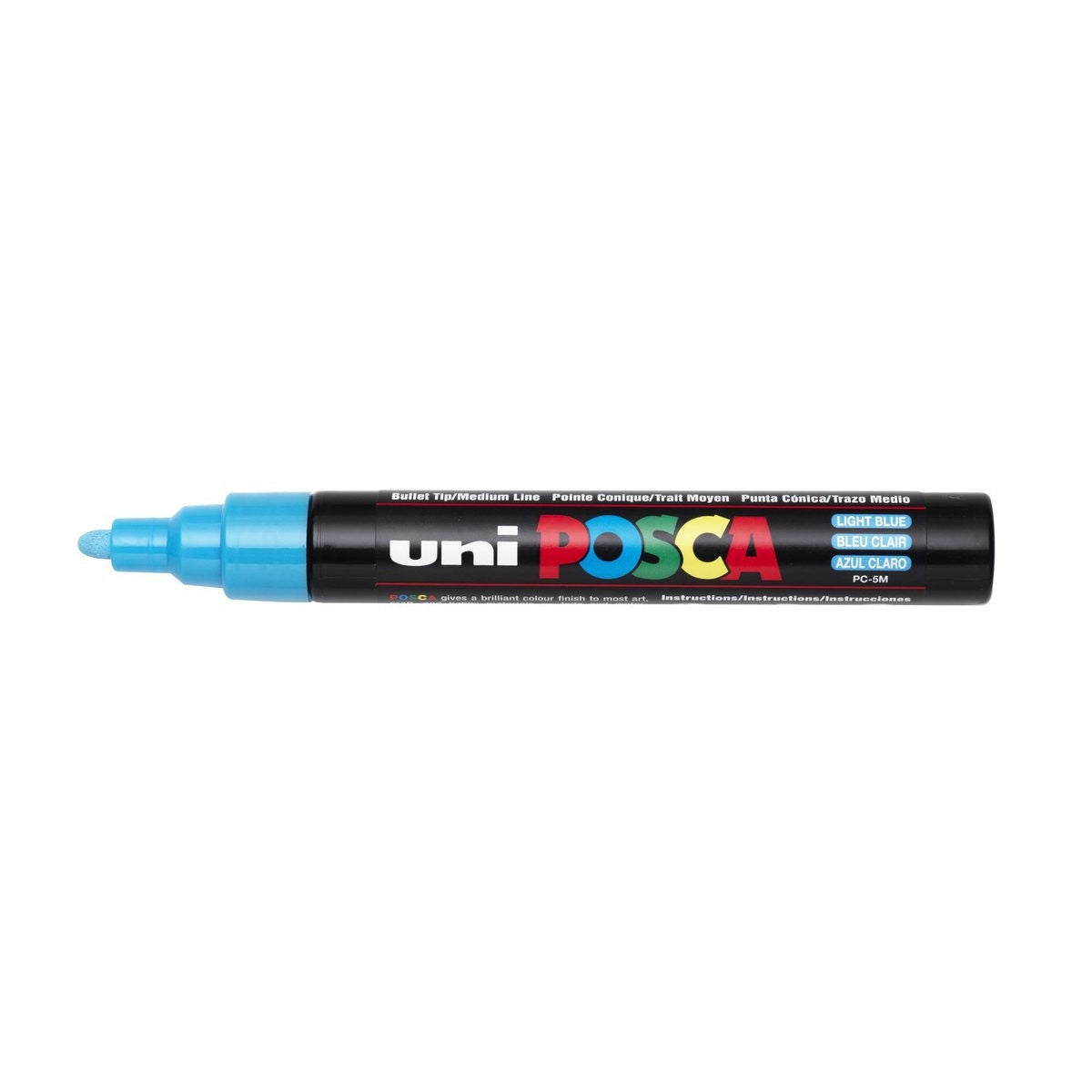 POSCA acrylmarker - medium PC-5M - 1,8-2,5 mm - lichtblauw