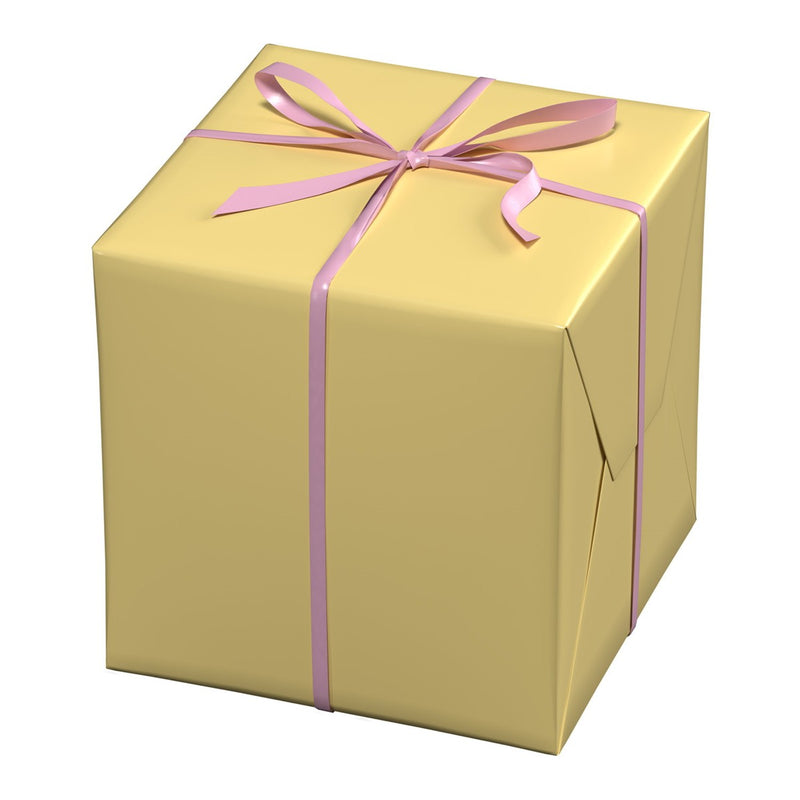 Cadeaupapier - 10 meter - pastelgeel