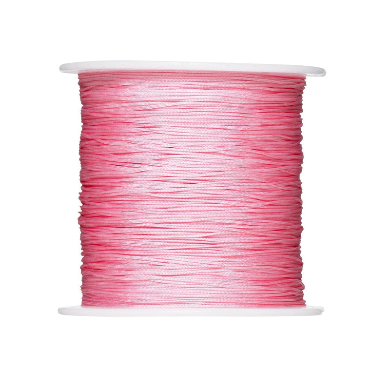 Nylon koord 0.5 mm - 130 meter - roze