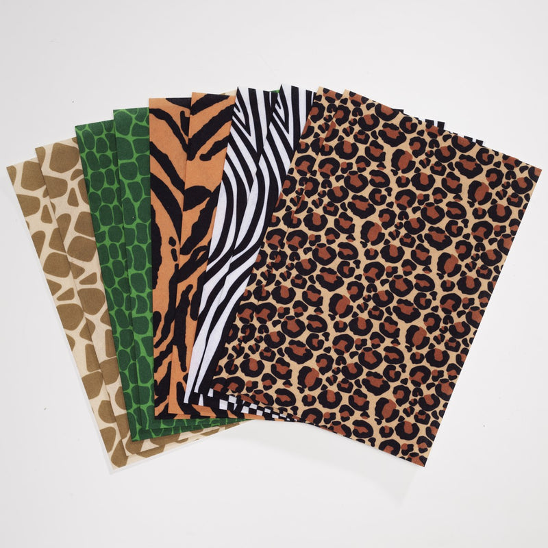 Dun vilt - 20x30 cm - 10 stuks - dierenthema