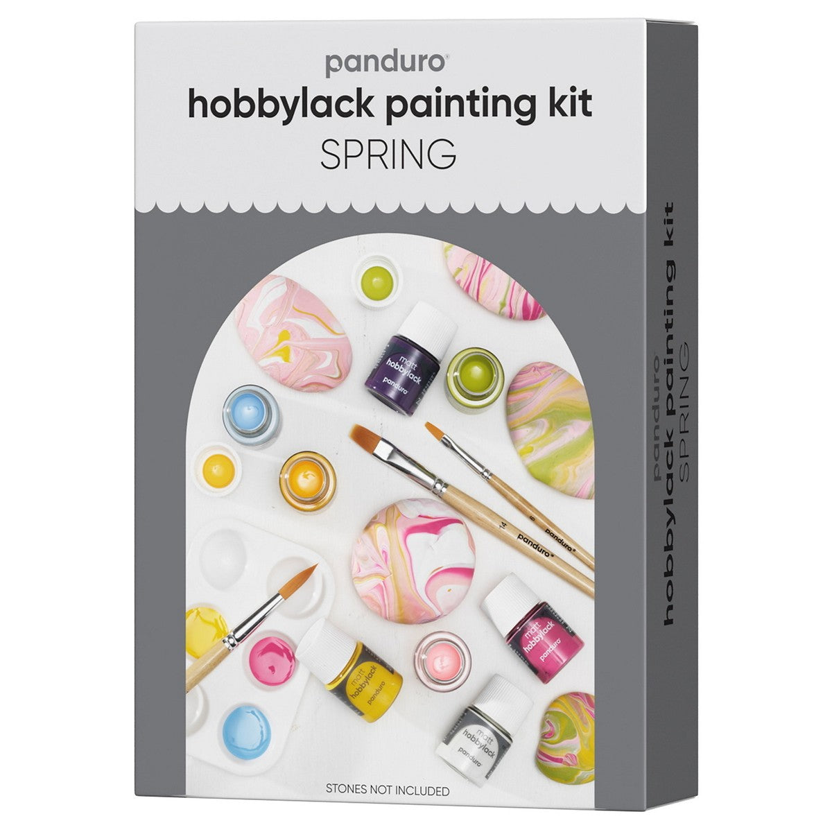 Panduro set hobbylak + accessoires - mat
