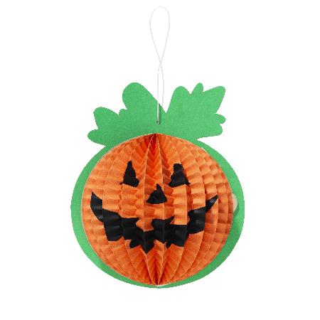 Papierdecoratie pompoen  Ø11 cm