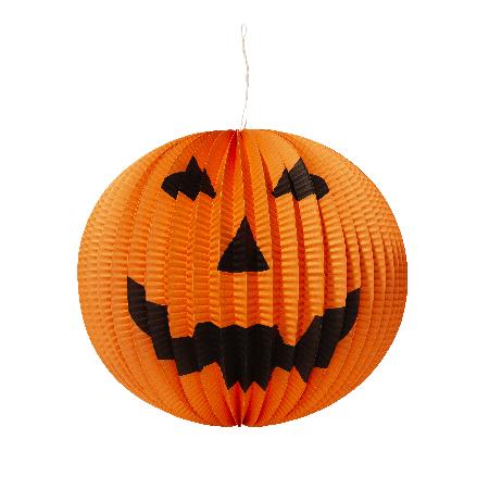Papierdecoratie pompoen Ø30 cm