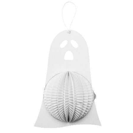 Papierdecoratie spook Ø11 cm