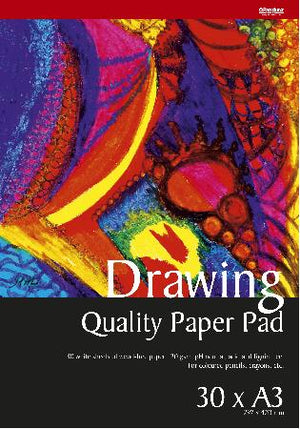 Panduro blok tekenpapier - 30 vellen dik papier - A3