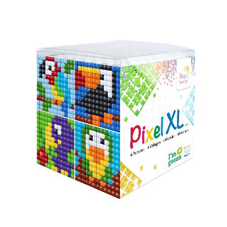 Pixelhobby XL kubus - 20-delig - vogels