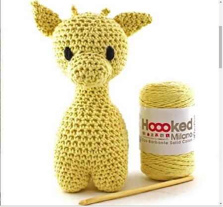 Hoooked DIY kit - Giraffe Ziggy - popcorn