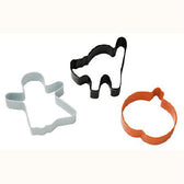 Halloween colored cookie cutter set