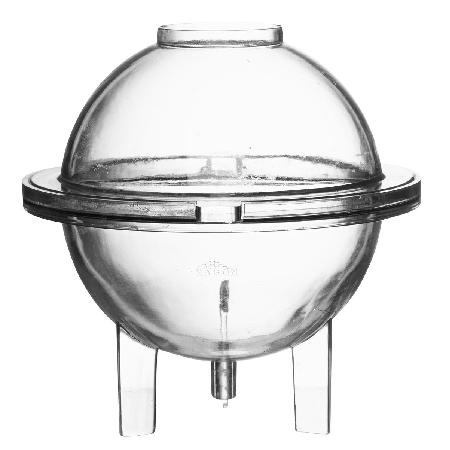 Kaarsen gietmal - bol - 8 cm
