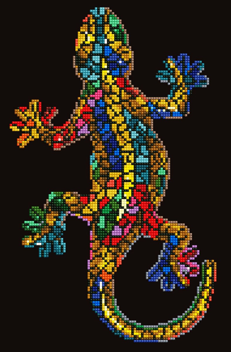 Diamond Dotz - 27x41 cm - salamander