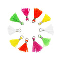 Sieradenkwastjes - 12 mm - neon