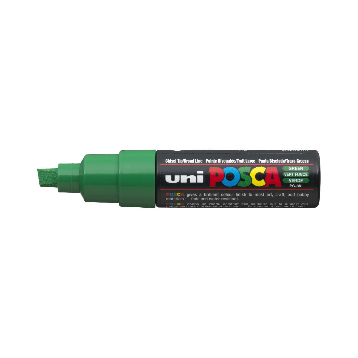 POSCA acrylmarker - beitelpunt PC-8K - 8 mm - groen