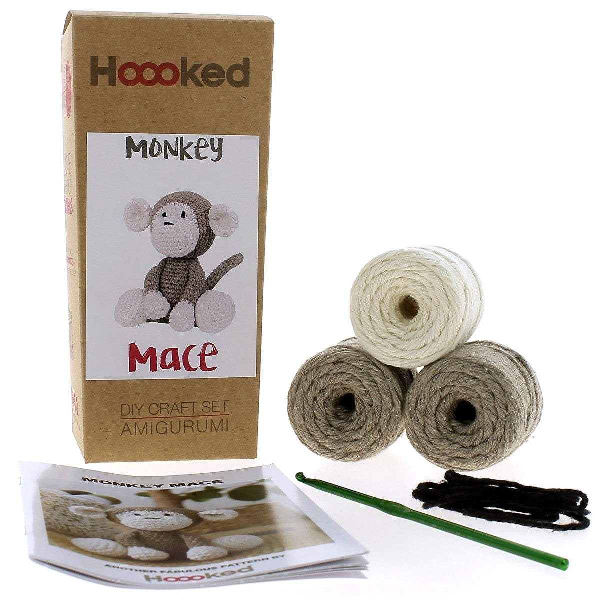Hoooked DIY kit - Monkey Mace - taupe