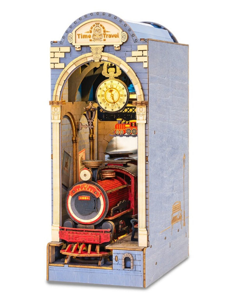 Robotime houten 3D puzzel - book nook - Time Travel
