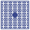 Pixelmatje - korenbloemblauw donker 110
