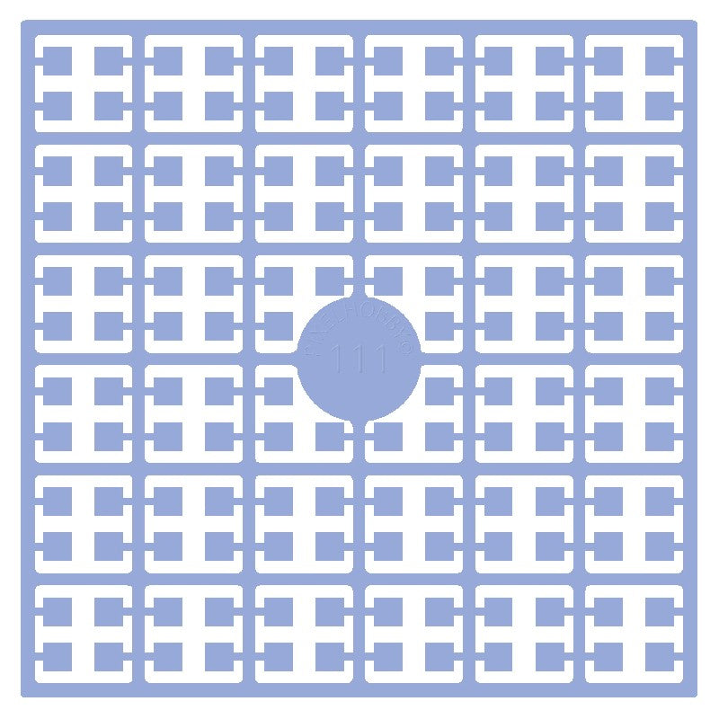 Pixelmatje - lavendelblauw extra licht 111